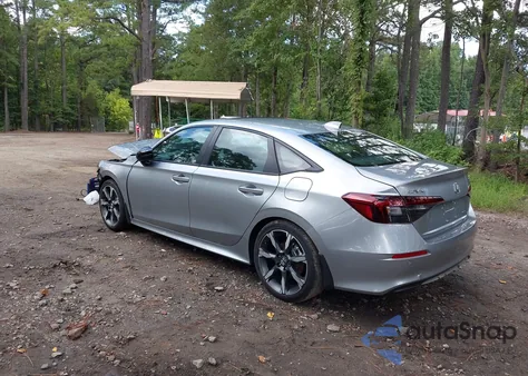 2025 Honda Civic Hybrid Sport/Sport Touring из США, поврежденный, VIN 2HGFE4F86SH319225